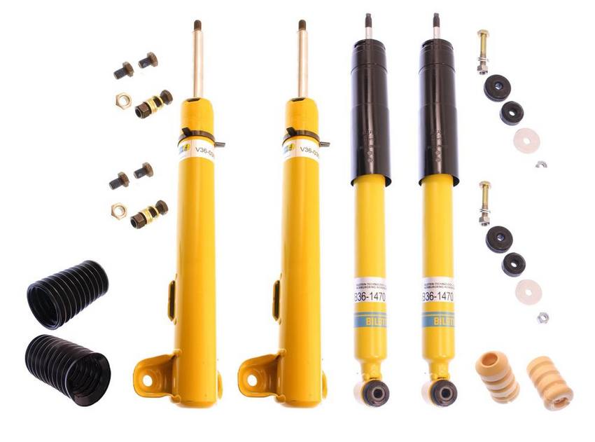 Mercedes Suspension Strut and Shock Absorber Assembly Kit - Front and Rear (B8 Performance Plus) - Bilstein 3816414KIT